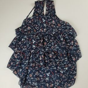 abercrombie and fitch blouse floral xs
